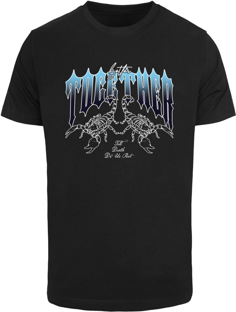 Mister Tee Better Together Scorpion Heren T-shirt S Zwart