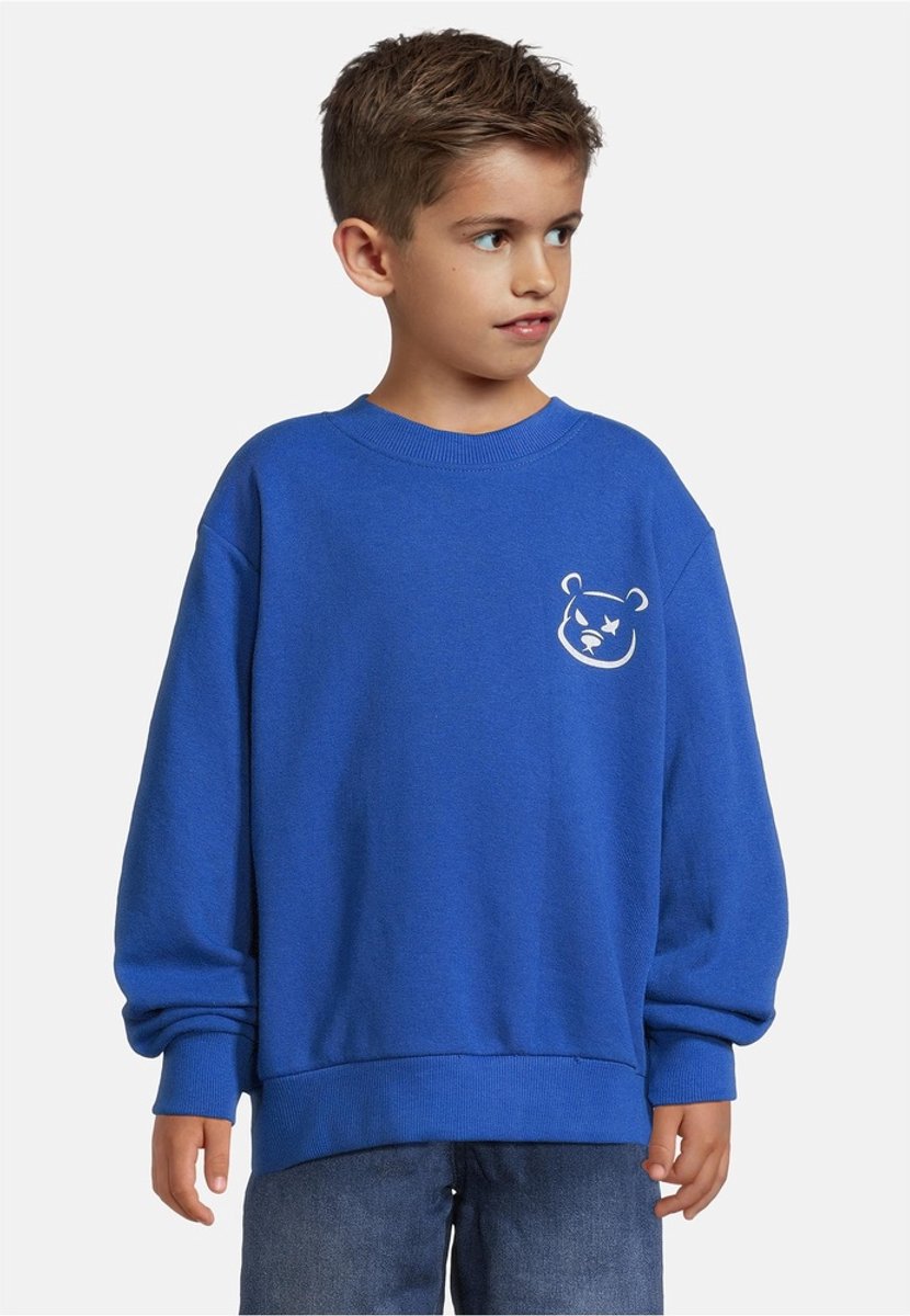 Urban Classics Melting 8 Ball & Angry Teddy Sweater/trui kinderen Kids 134/140 Grijs