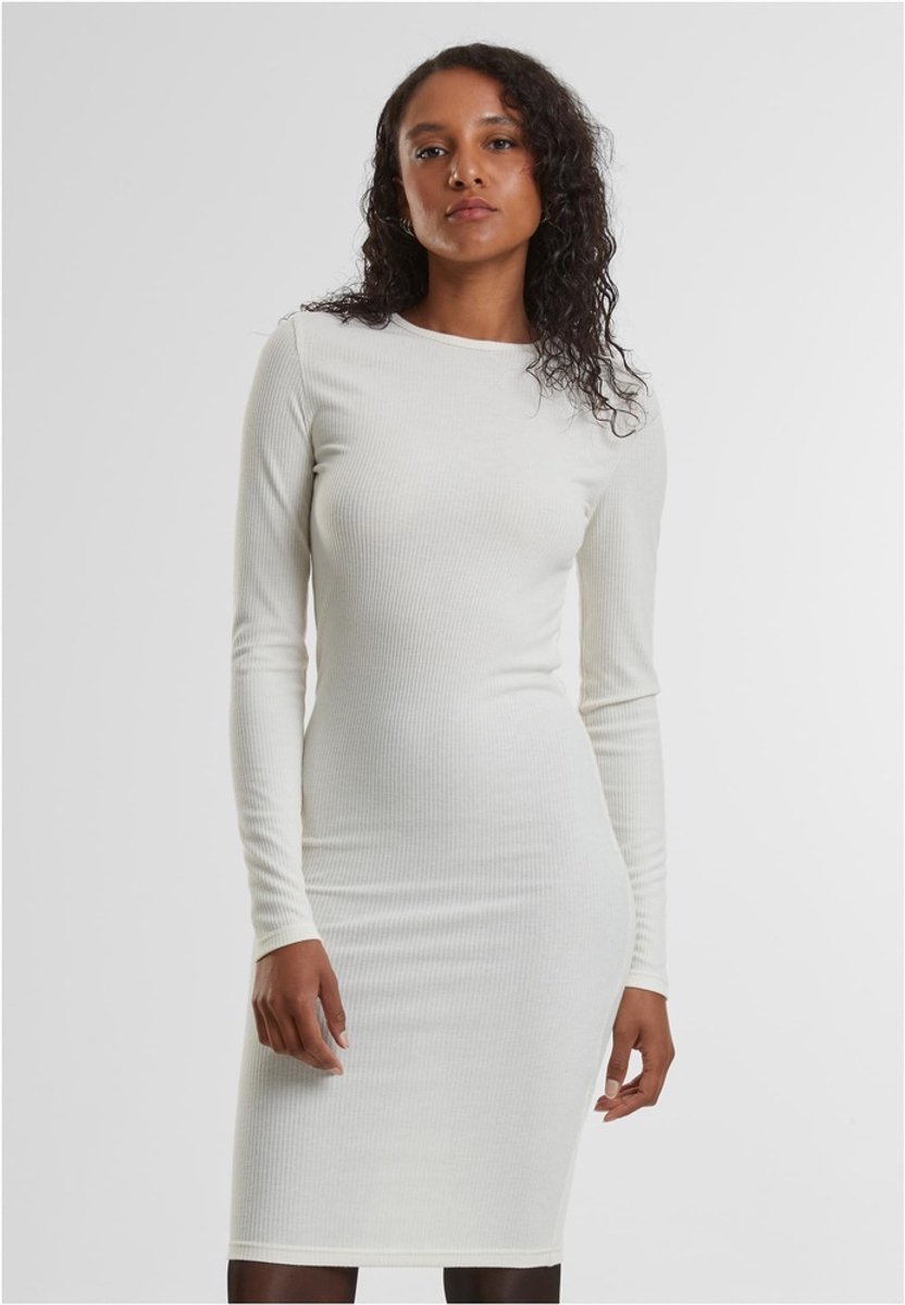 Urban Classics Rib Kokerjurk 4XL Creme