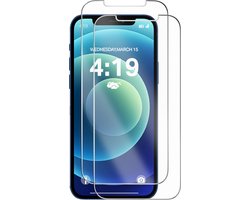 Geschikt voor iPhone 12 Mini screen protector - Beschermglas - Screenprotector Glas - 2 stuks