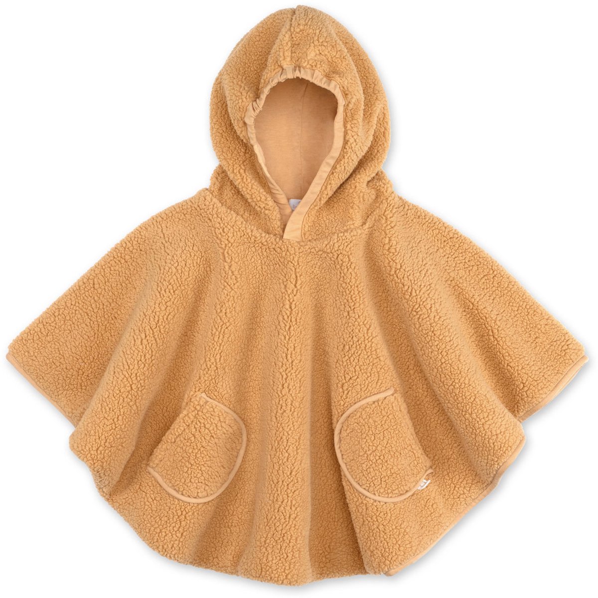 BEMINI Reisponcho - 9-36m - Warme teddy - Oker