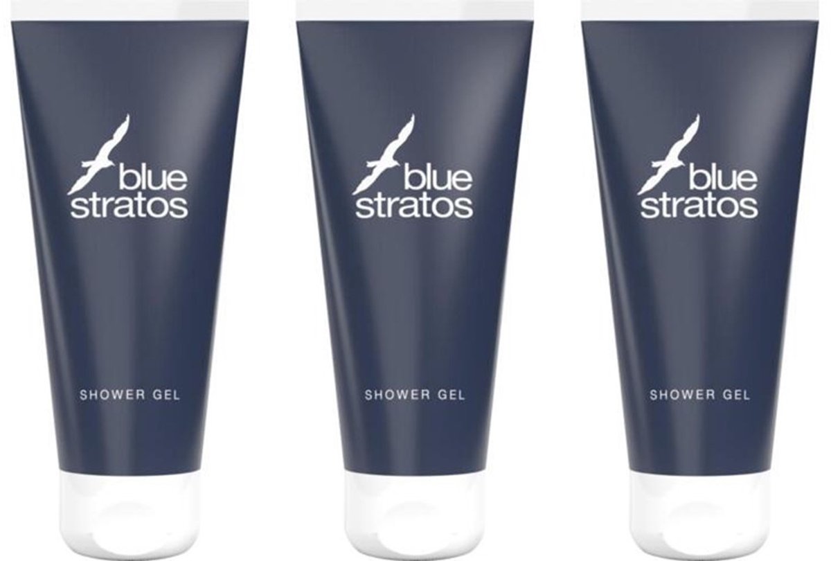 Blue Stratos Douchegel - 3 x 200 ml