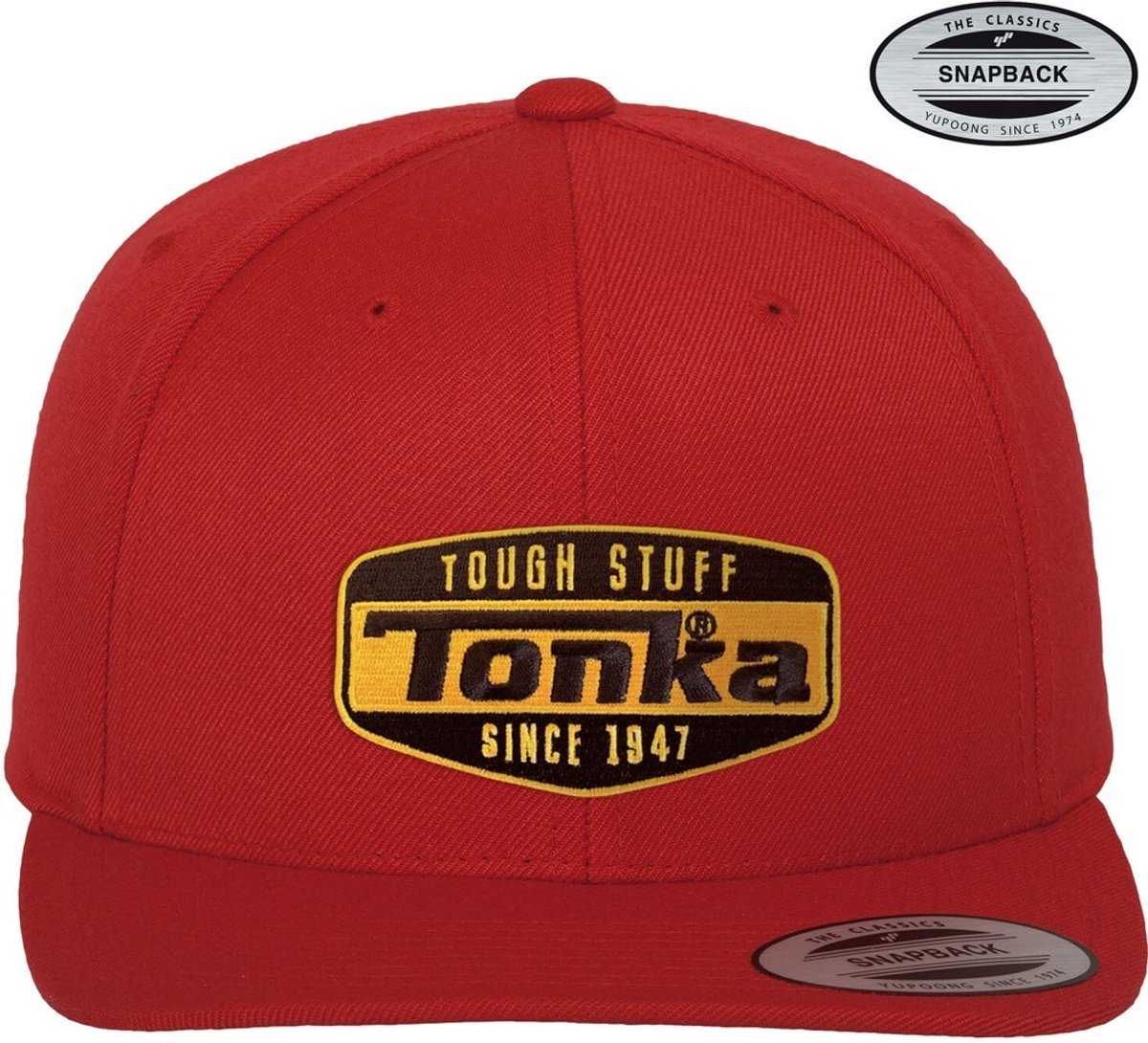 Tonka Tough Stuff Premium Snapback Cap Red