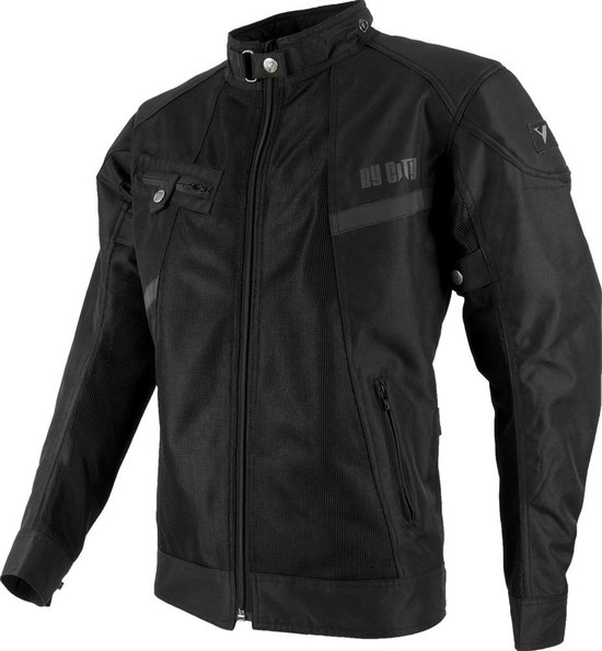 By city-Doorwaaijas-Motorjas-heren-Summer Route-Man-zomerjas-Zwart-S