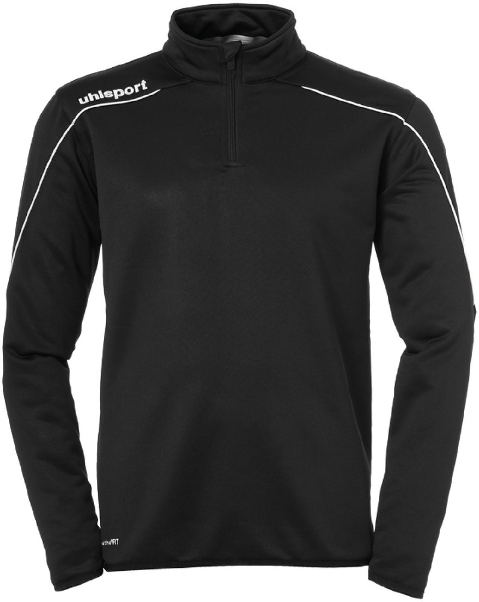 Uhlsport Kinder Trainingsjacke Stream 22 1/4 Zip Top 1002203 Schwarz/Weiß-152