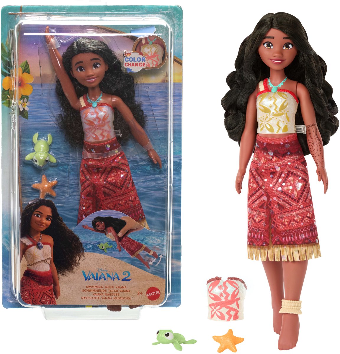 Disney Vaiana 2 Zwemmende Tautai Vaiana - modepop — afbeelding 7