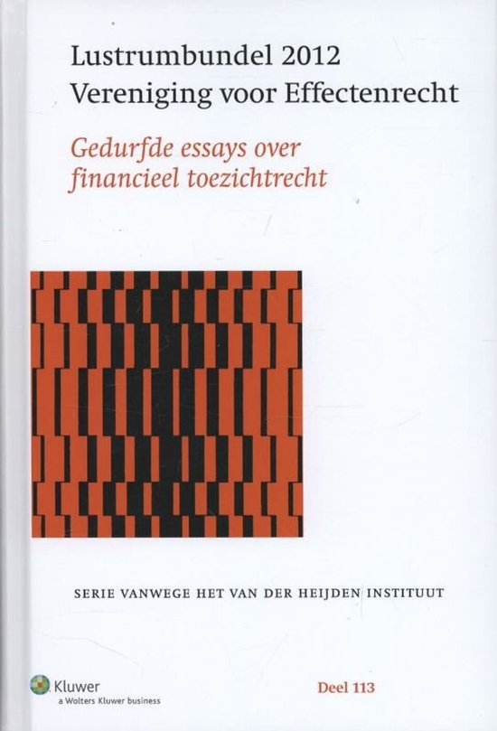 Serie vanwege het Van der Heijden Instituut te Nijmegen 113  ... - cover