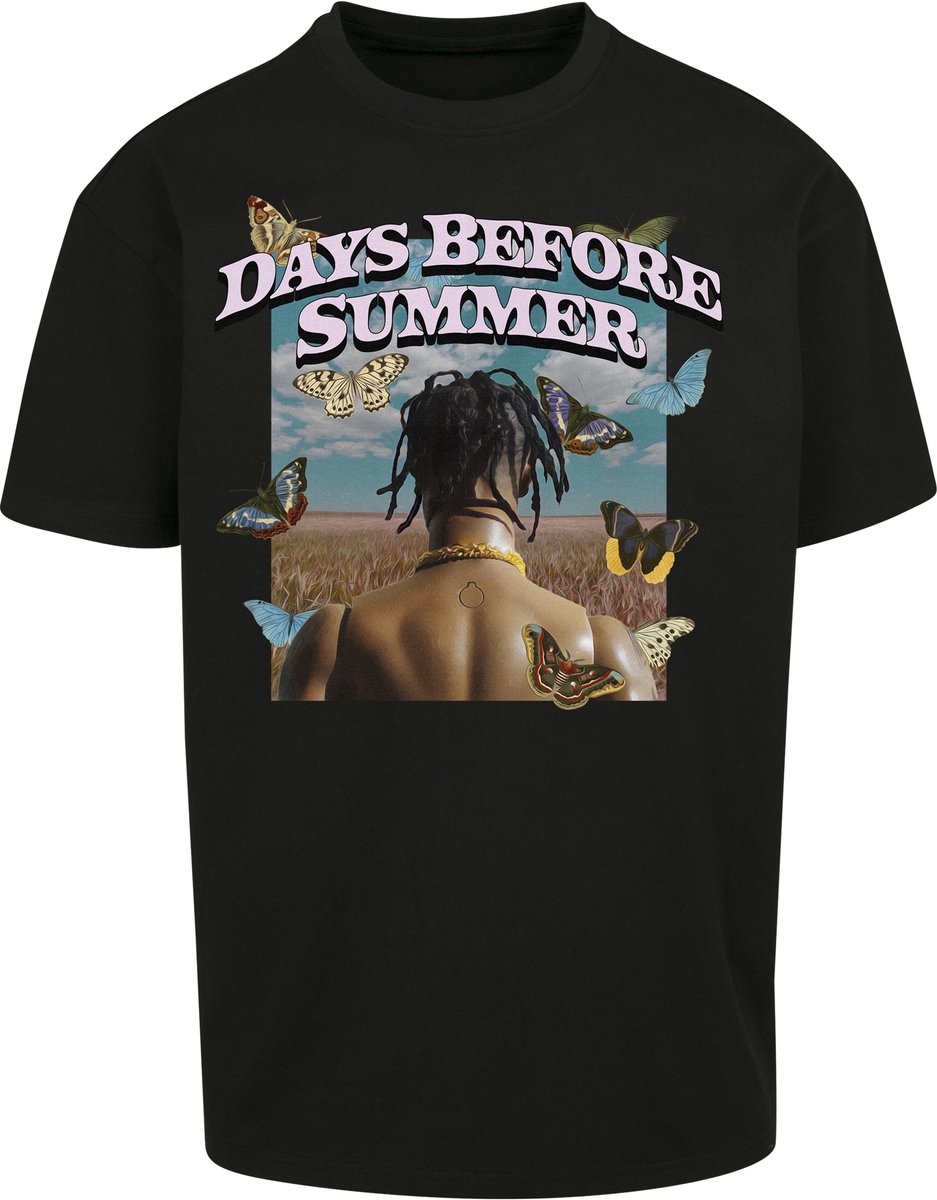 Mister Tee Days Before Summer Oversize Heren T-shirt S Zwart