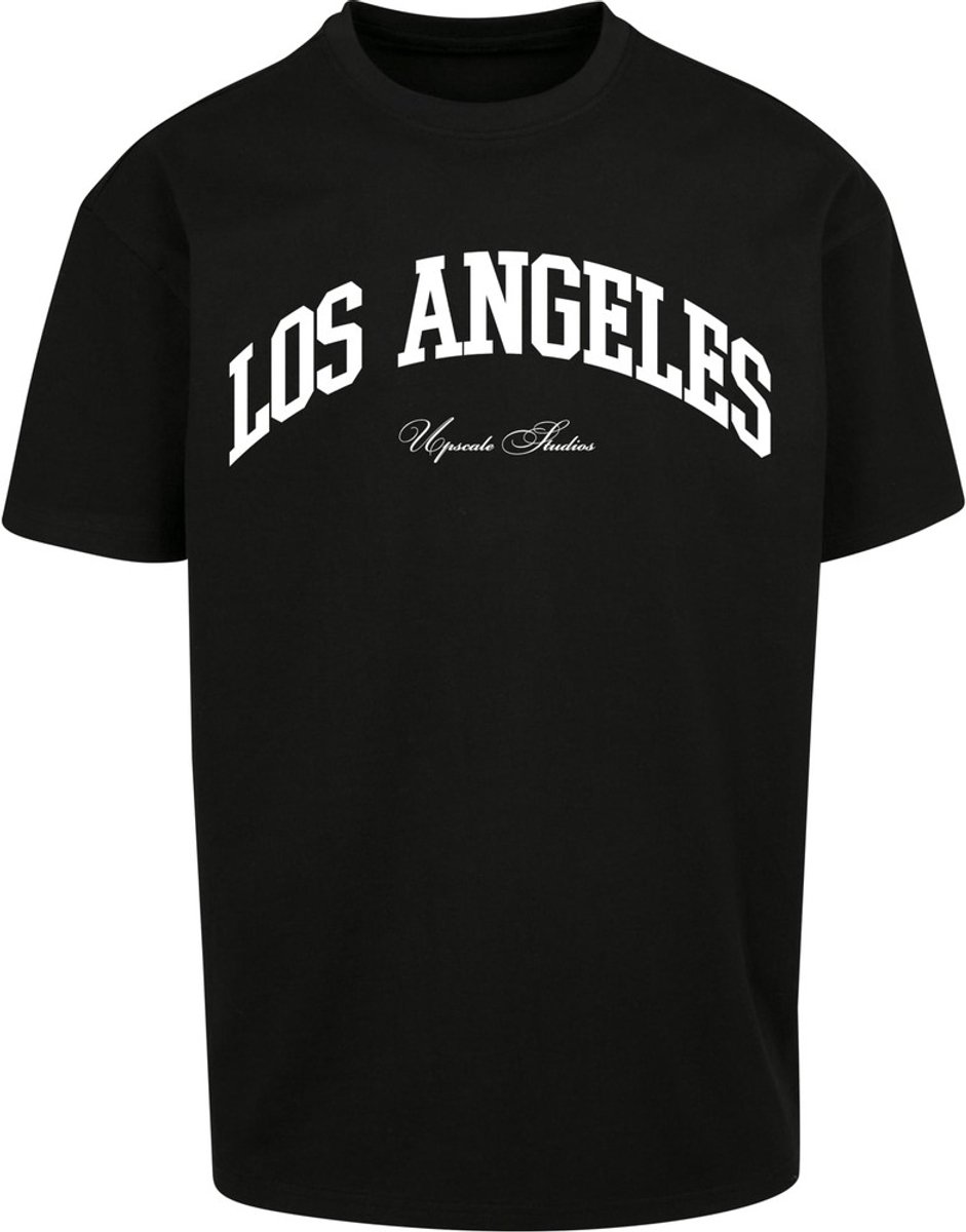 Mister Tee L.A. College Oversize Heren T-shirt M Zwart