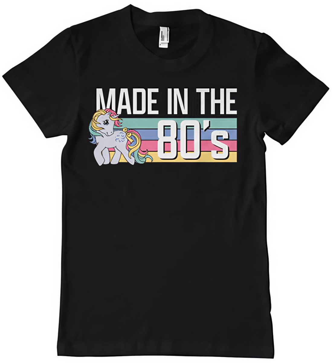 My Little Pony Made In The 80'S T-Shirt Black-XL
