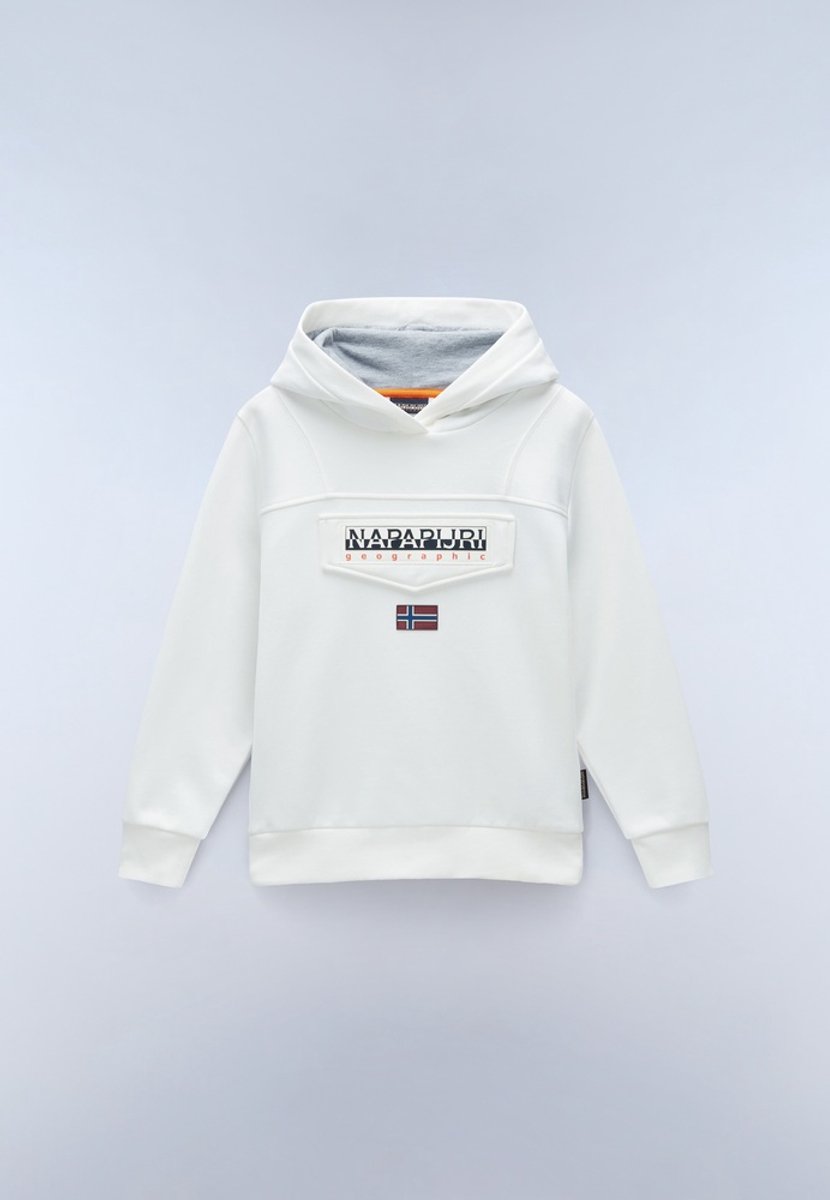Napapijri Kinder Sweatshirt K Burgee 3 NP0A4I6T Heron-122-128 Wit