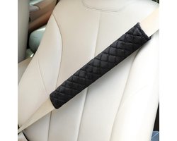 2 Verlengde veiligheidsgordelhoezen - Gordelbeschermers - Comfort - Schouderhoezen - Zwarte veiligheidsgordelhoezen - Veiligheidsgordelhoezen - Auto-, vrachtwagen- en SUV-accessoires (20 inch)