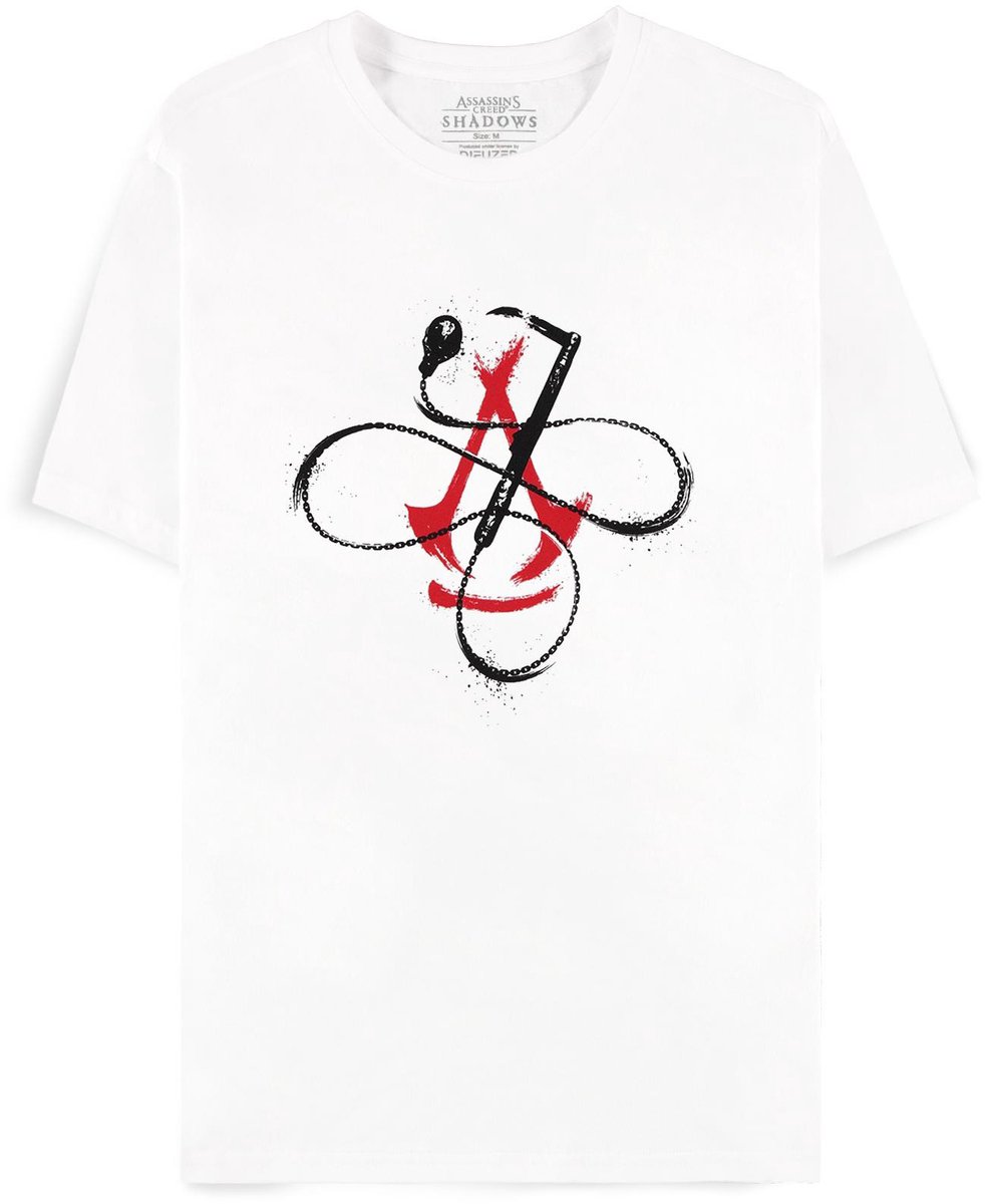 Assassin's Creed - Kusarigama Unisex Tshirt - M - Wit