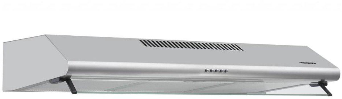 Heinner HCH-490-SS Wandschouw Afzuigkap 90 cm – 304,5 m³/u – 3 Snelheden – 2 × 2W LED-verlichting – 2 × 60W Motor – Recirculatie – 5 Jaar Garantie – Zilver