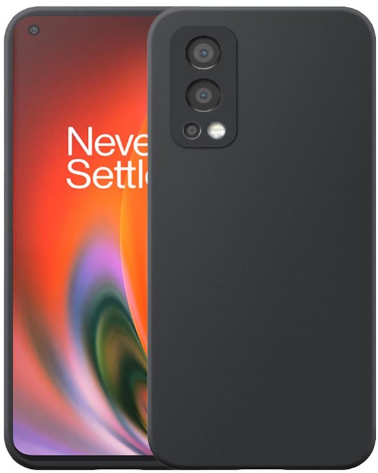 Coque de protection en Siliconen TPU souple Zwart pour OnePlus Nord 2 - Coque arrière Flexible en Siliconen TPU - Zwart - Compatible avec OnePlus Nord 2 ; OnePlus Nord 2 5G
