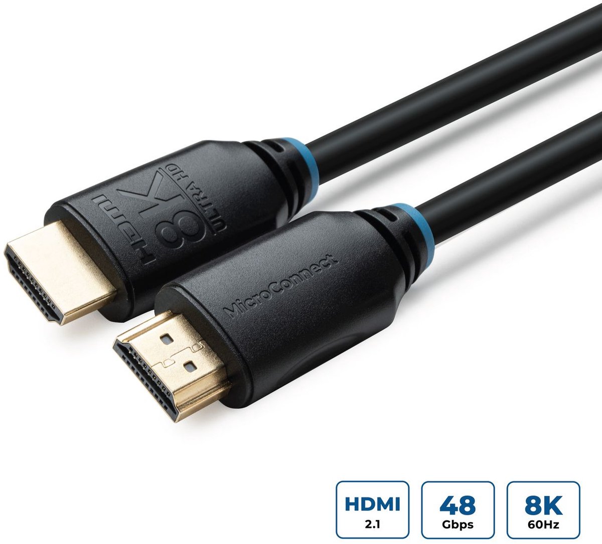 Microconnect MC-HDM191910V2.1 HDMI kabel 10 m HDMI Type A (Standaard) Zwart