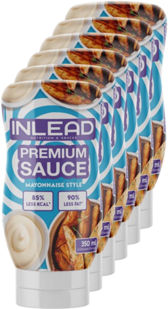 Inlead | Premium Sauce | Mayonnaise Style | 6 stuks | 3 x 350 ml