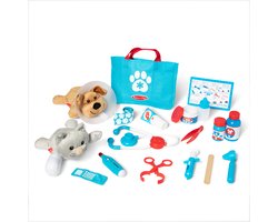 Melissa & Doug - Dierenarts speelset - 24-delig - Inclulsief opbergtas