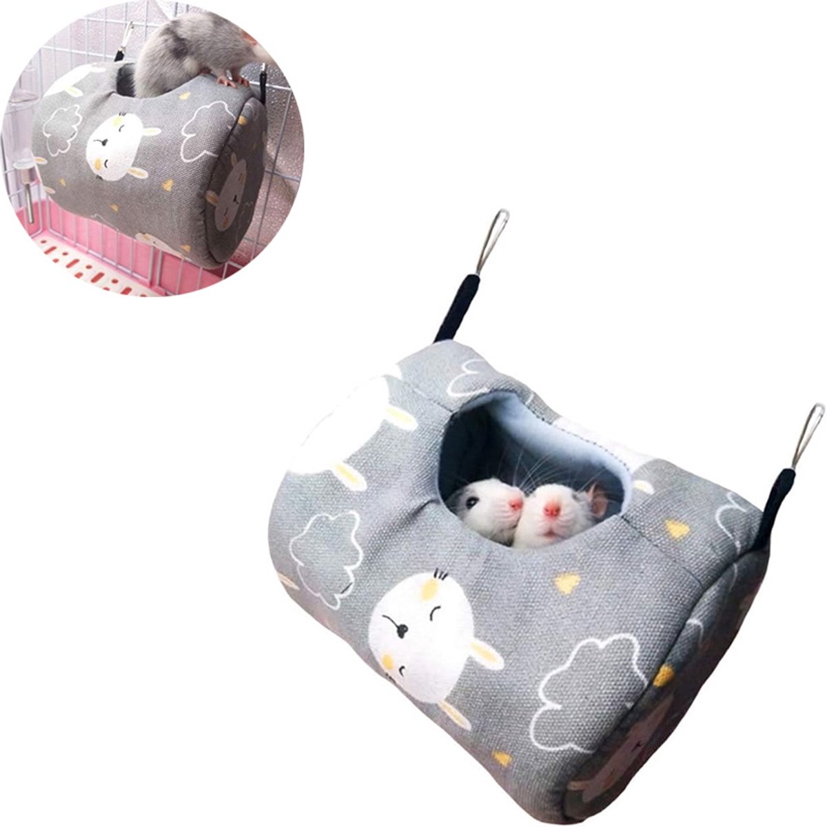 hamster huisje- hamster- Knaagdieren nest -Hamster Bed-Hamsterkooi- hamster kooi- Hamster Shelter– hamsters spelen- hamster benodigdheden- Knuffelgrot – Huisje- Slaapplaats – Schuilplaats- Warm- Muis–Dier – Huisdier