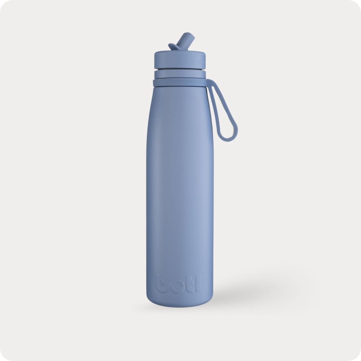 EcoBotl drinkfles - Evolution V2 Swipe Right - 500 ml - waterfles - roestvrijstaal - met rietje - herbruikbaar - thermosfles