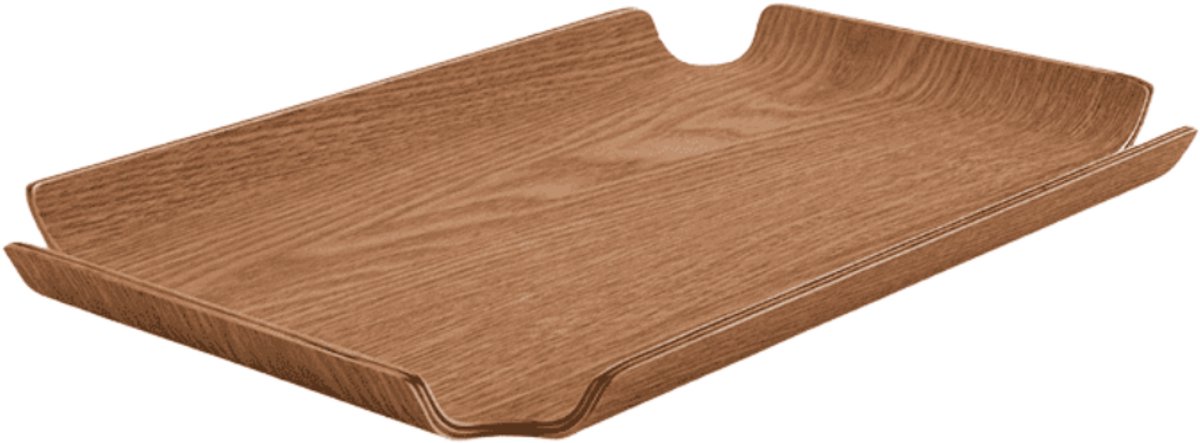 XLBoom Deck Tray 30x20cm Oak – Houten serveer- en display tray – Verkrijgbaar in Oak | Walnut | Black – Design dienblad met antislip & stapelbaar