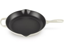 Le Creuset Skillet Hoog in Geëmailleerd Gietijzer 30 cm Meringue