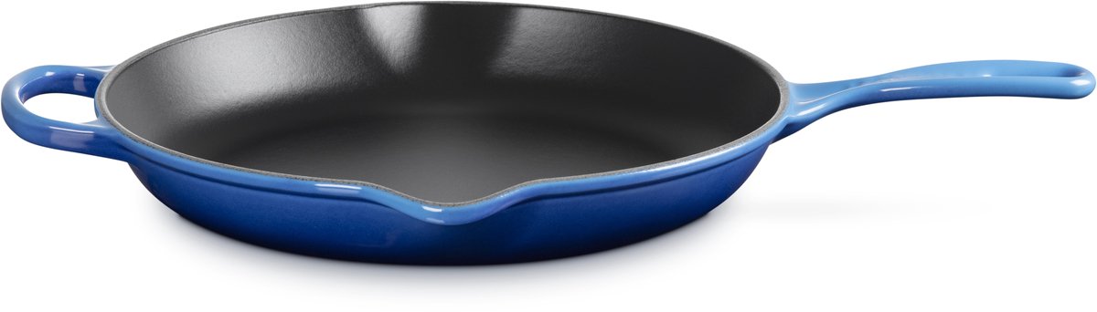 Le Creuset Skillet Hoog in Geëmailleerd Gietijzer 30 cm Azure