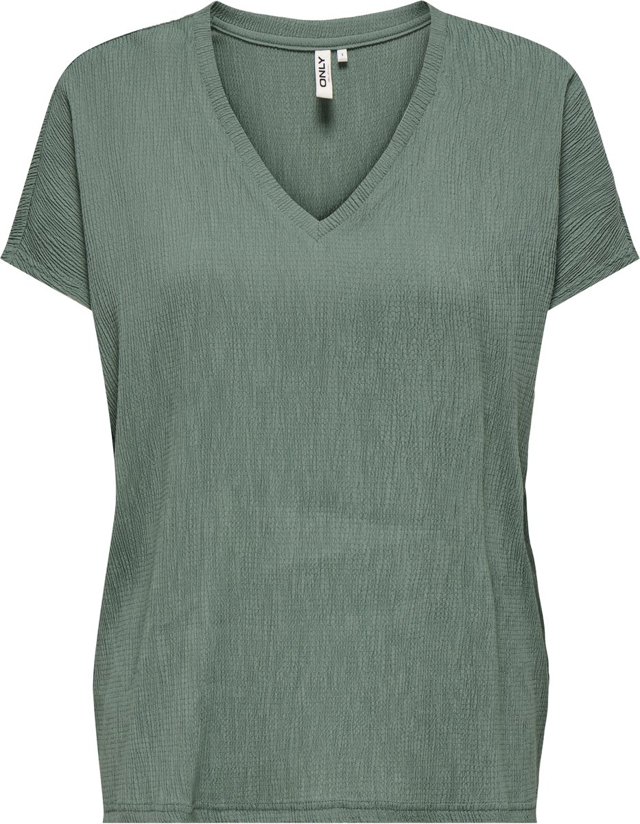 ONLY - ONLKAYLIE SS STRUCTURE TOP PNT Dames Top