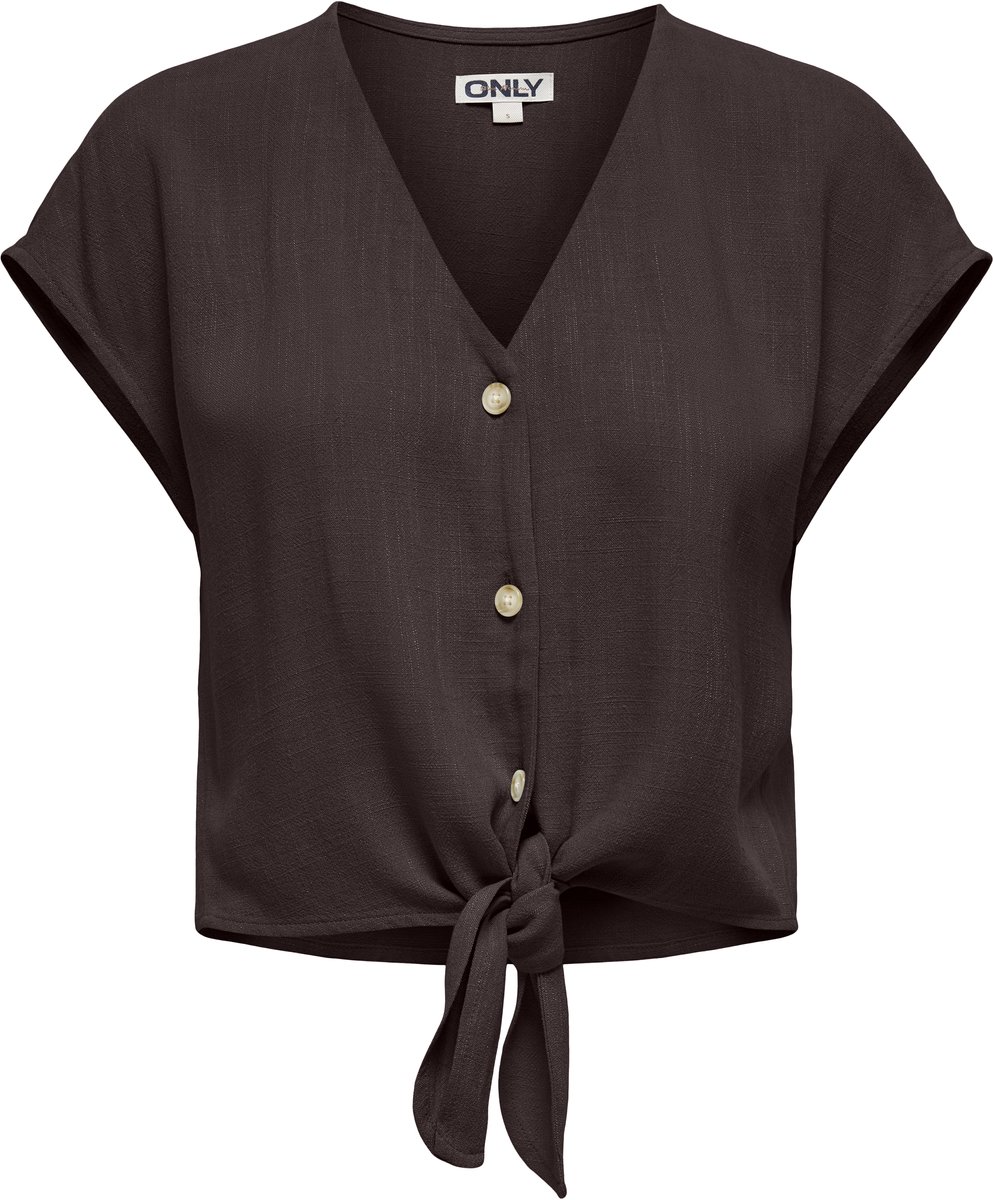 Only Siesta Knot Linnen Blouse Dames - Maat M