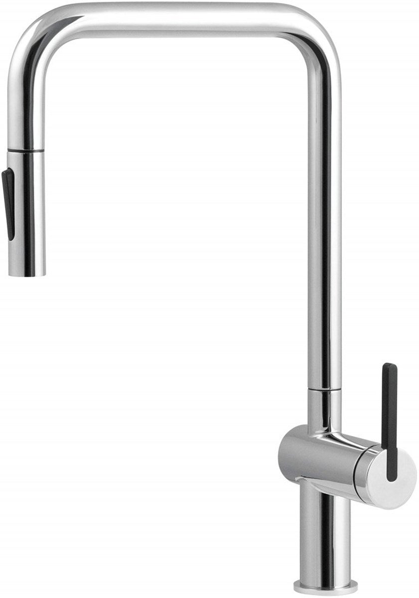 Kitchen faucet with pull-out spout