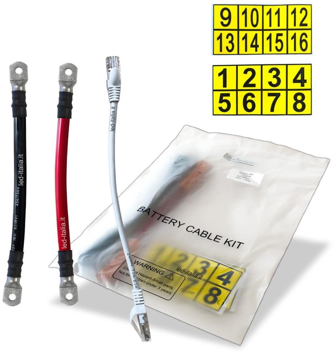 V-TAC VT-65W Slave-kit met voedingskabels - Omvormer Accu-opslag accessoire