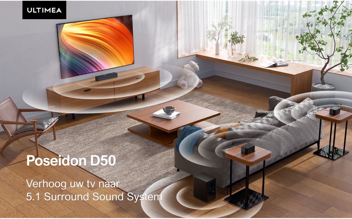ULTIMEA Poseidon D50 Soundbar met - afbeelding 2
