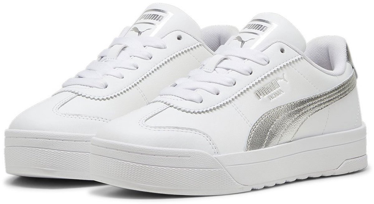 Puma Select Roma Feminine Metallic Schoenen Wit EU 37 Vrouw