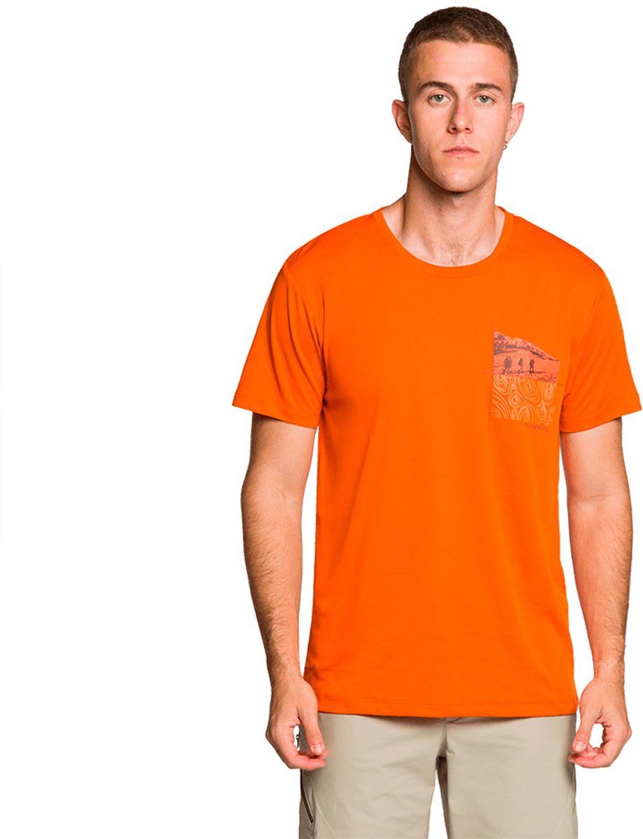 Trangoworld Dzuko T-shirt Met Korte Mouwen Oranje L Man