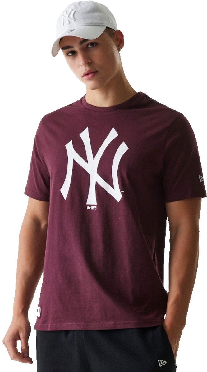 New Era Mlb Regular New York Yankees T-shirt Met Korte Mouwen Man Vrouw Paars