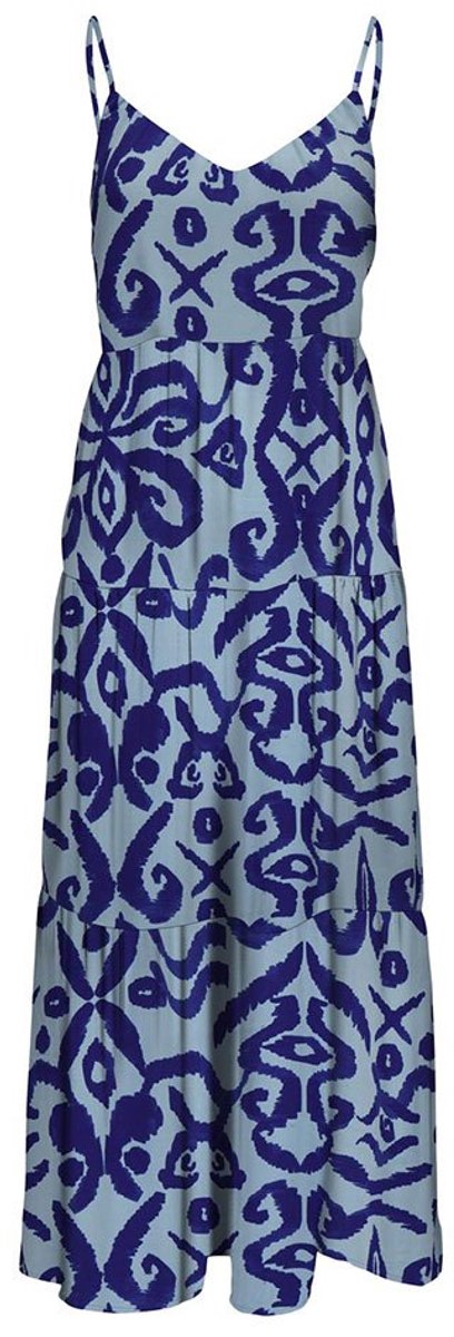 ONLY - ONLALMA LIFE POLY STRAP LONG DRESS AOP - Dames - Maxi jurken