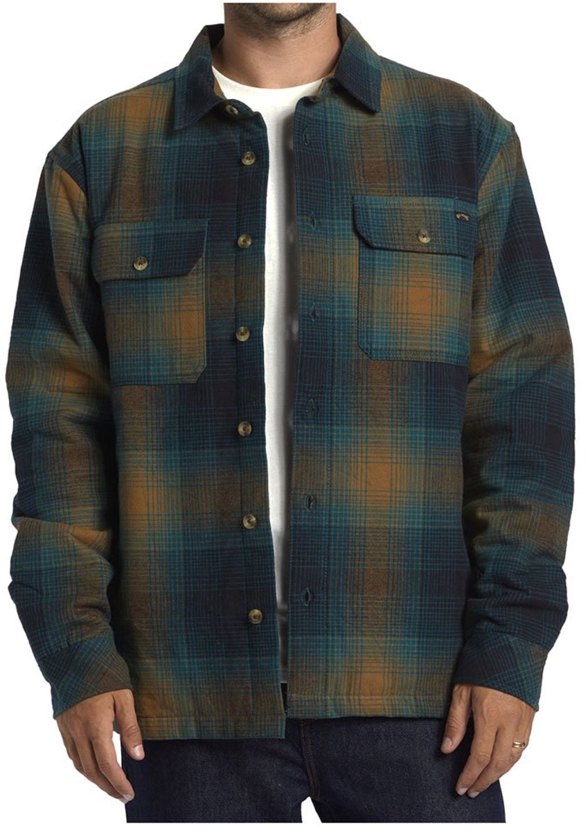 Billabong Offshore Overshirt S Man Turquoise