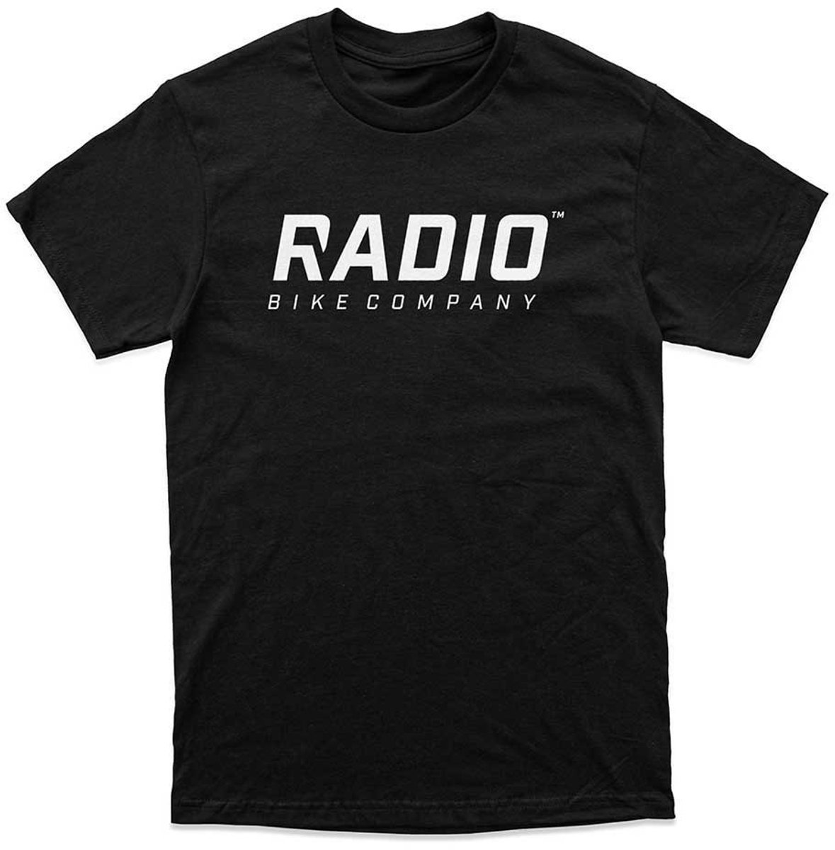 Radio Logo T-shirt Met Korte Mouwen Man Zwart