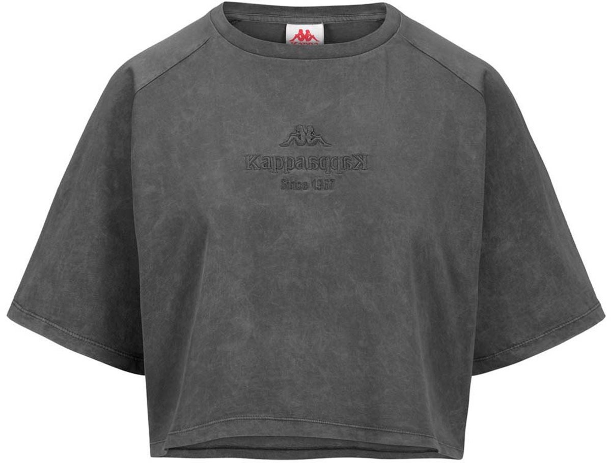 Kappa Lumy Authentic Premium T-shirt Met Korte Mouwen Man Antraciet