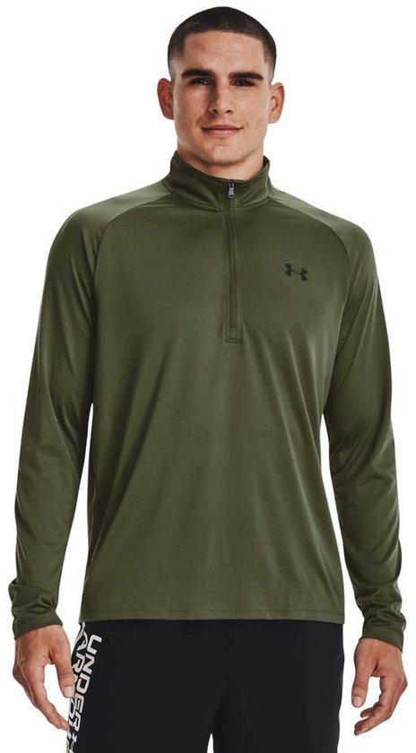 Under Armour UA Tech 2.0 Langarm-Oberteil mit ½ Zip Marine OD Green- XS