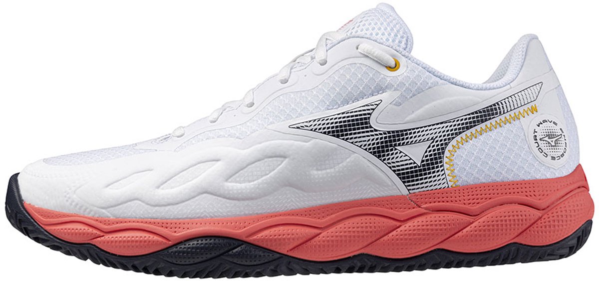 Mizuno Wave Enforce Court Cc Clay Court Schoenen Wit EU 44 Man