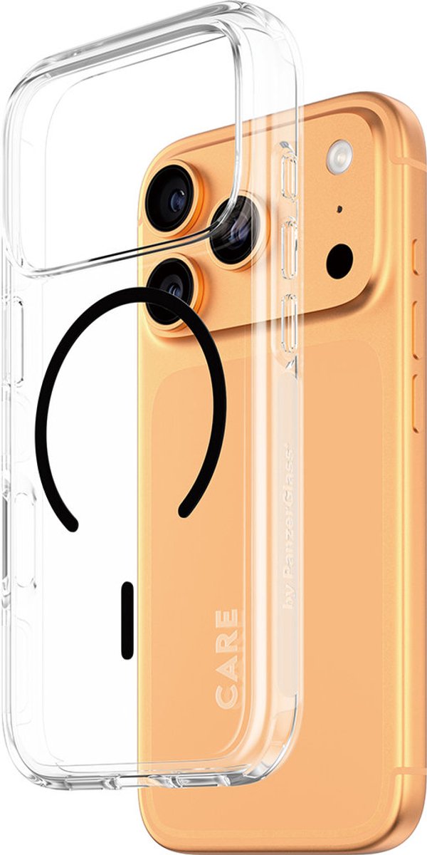 CARE by PanzerGlass Urban Explorer Transp. - Zwart MagSafe iPhone 17 Pro