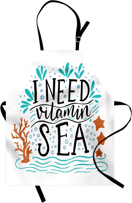 Tablier imperméable New Bed Sea Inspirational Words Art pour un usage quotidien et professionnel, 78 x 66 cm