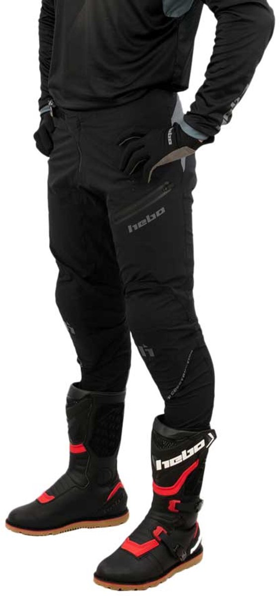 Hebo Tech Proefbroek Zwart 2XL Man