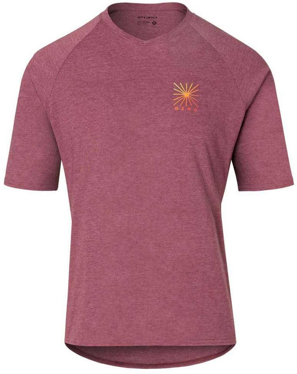 Giro Arc T-shirt Met Korte Mouwen Man Maroon Burst