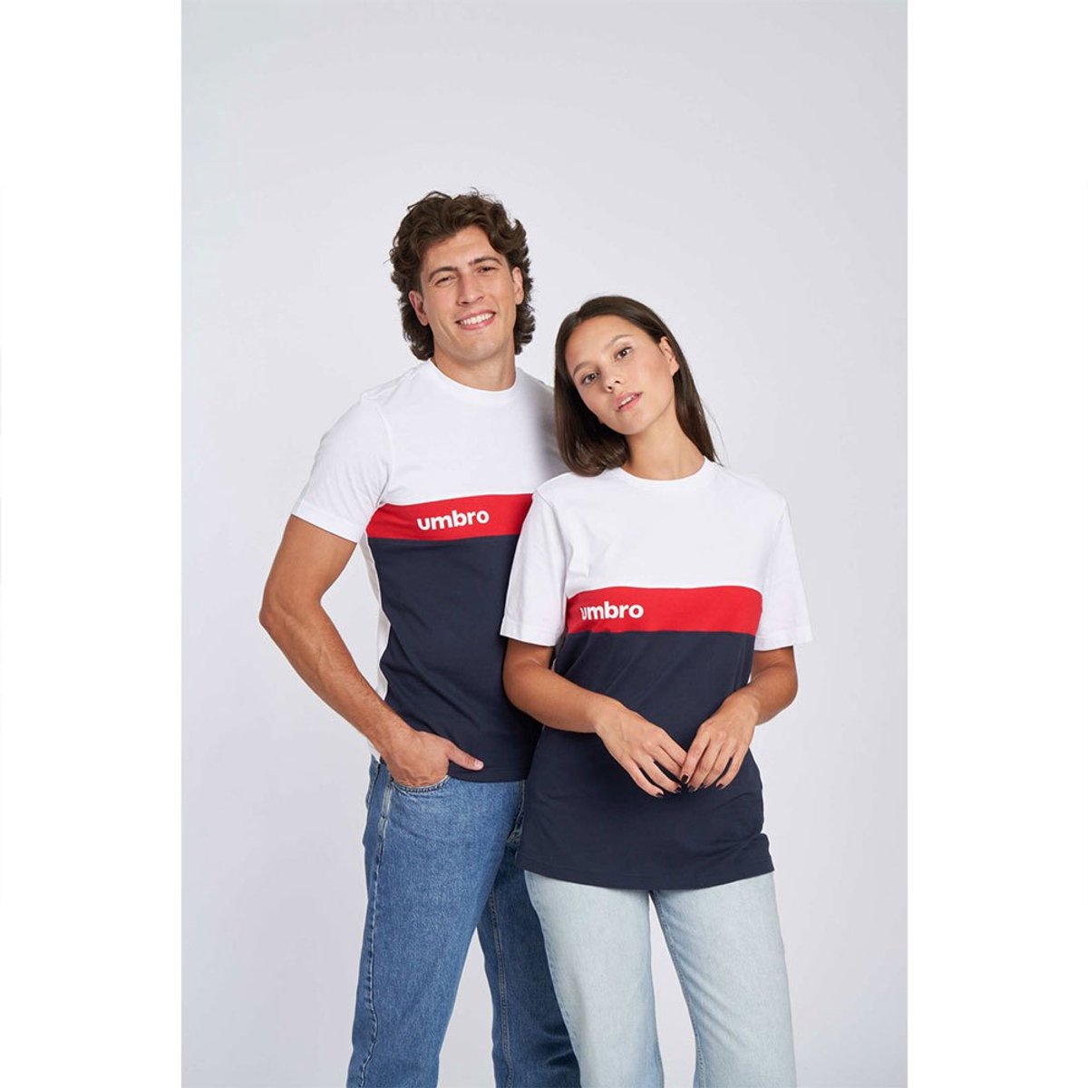 Umbro Sportswear T-shirt Met Korte Mouwen Wit,Blauw M Man
