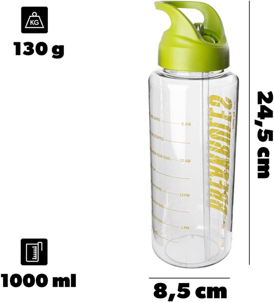 KADAX Tritan Sport 1L fles 34078 groen <12> K — afbeelding 5