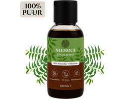 Neemolie 100ml - 100% Puur en Onbewerkt - Koudgeperst - Natuurlijke Neem Olie voor Lichaam, Haar en Planten - Neemolie uit India