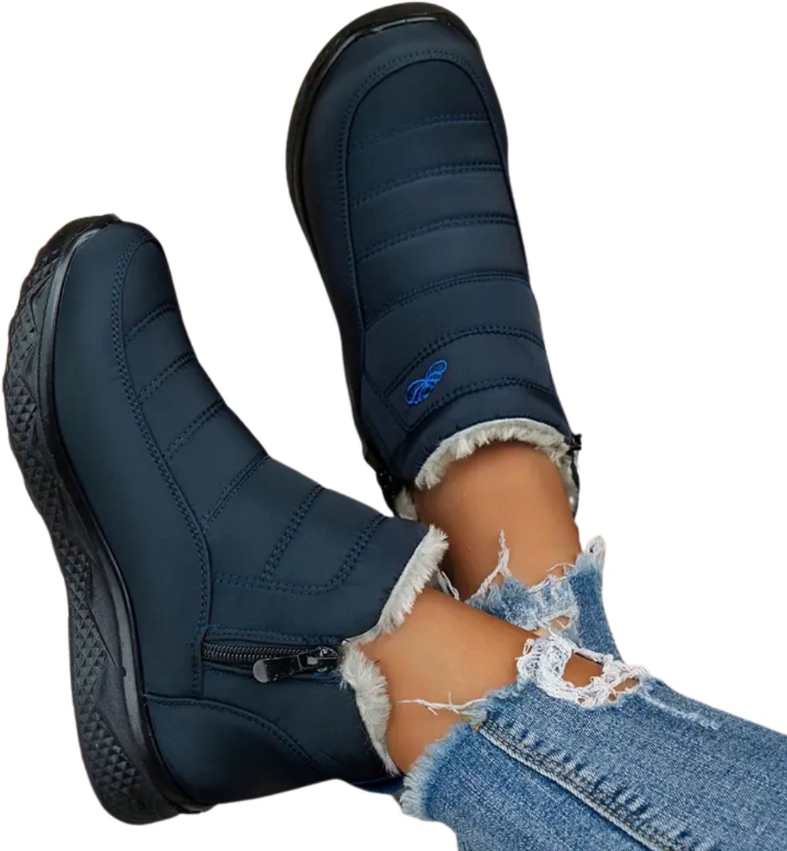 Livano Snowboots Dames Sneeuwschoenen Snowboots Wintersport Ski Gadgets Blauw