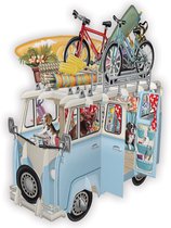 Camper Van - 3D-Pop Up Wenskaart